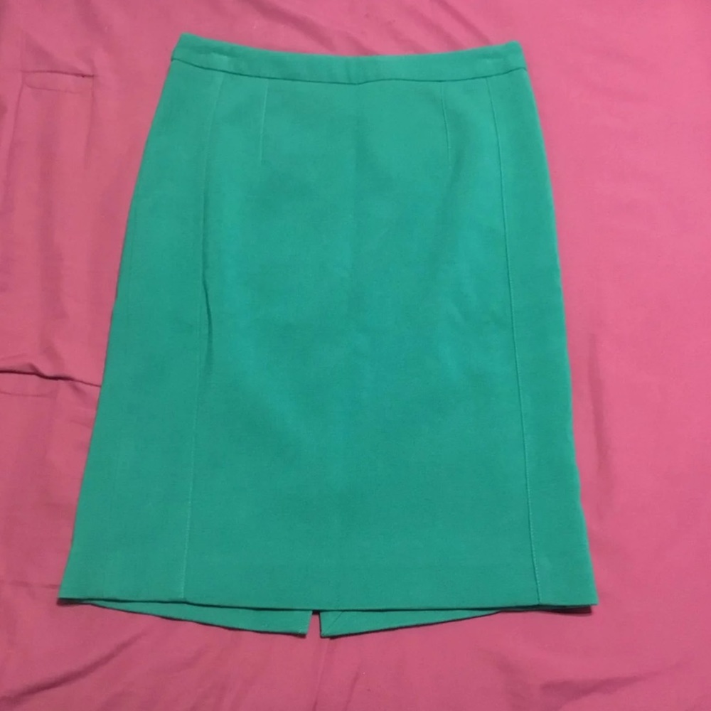 Turquoise Pencil Skirt